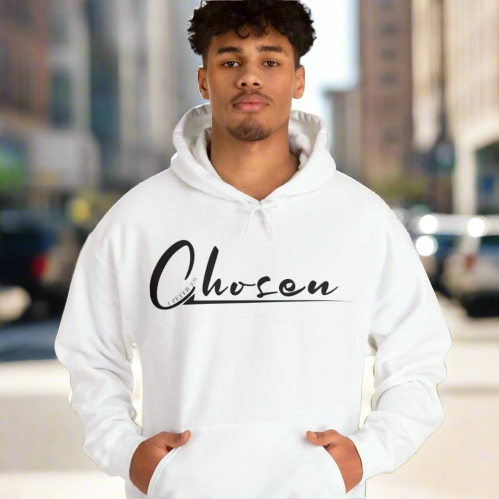 Chosen Men's Heavy Blend™ Hoodie - Jesus Passion Apparel