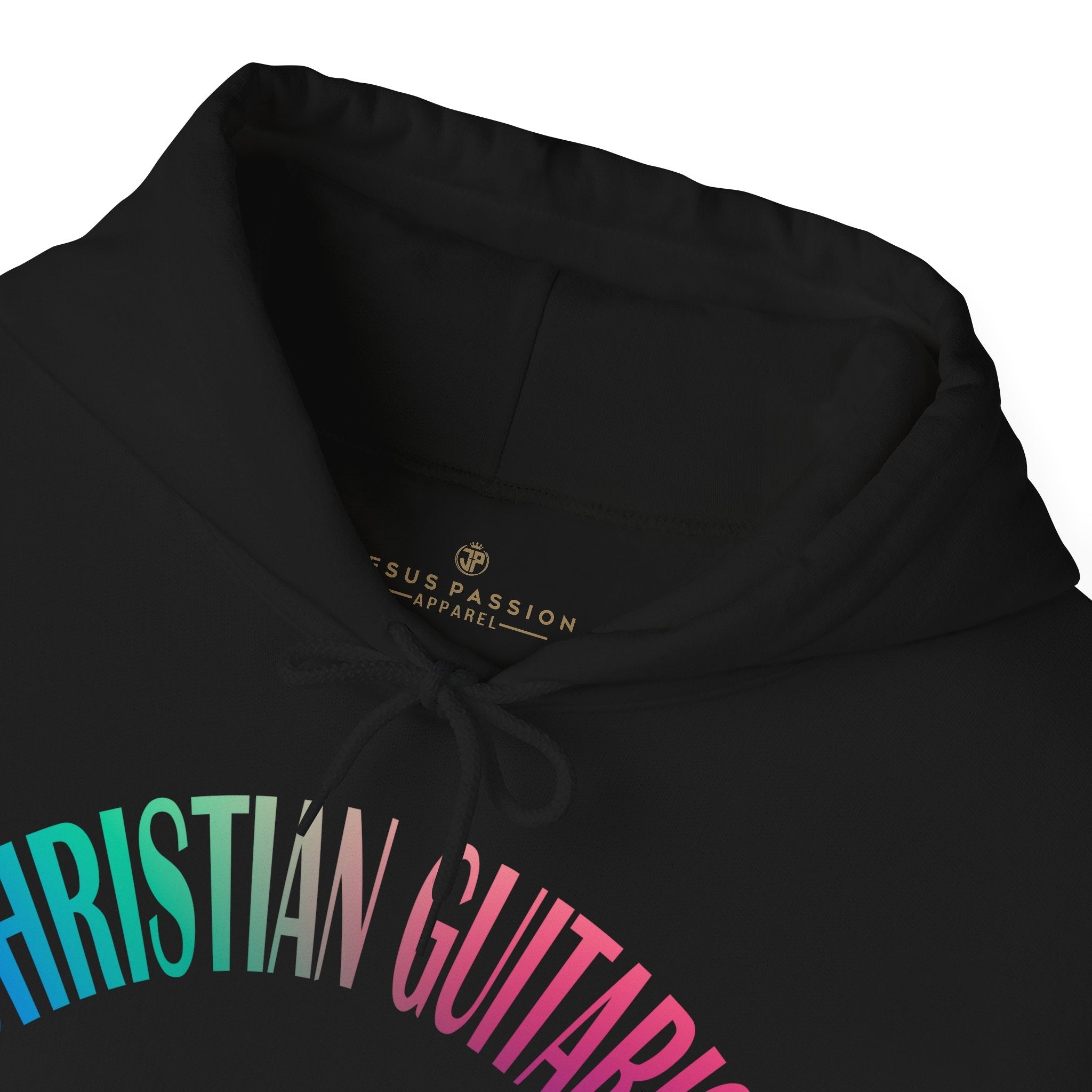 Christian Guitarist Men's Heavy Blend™ Hoodie - Jesus Passion Apparel