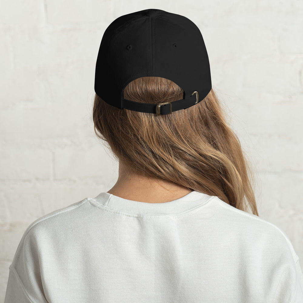 Jesus Classic Dad's Cap - Black with White Embroidery Jesus Passion Apparel