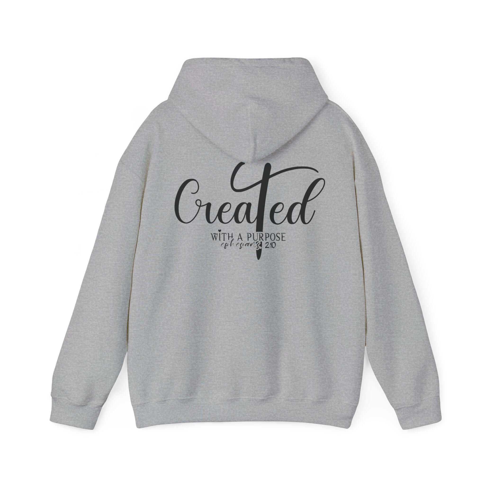 Created With A Purpose Women's Unisex - Fit Hoodie - Jesus Passion Apparel