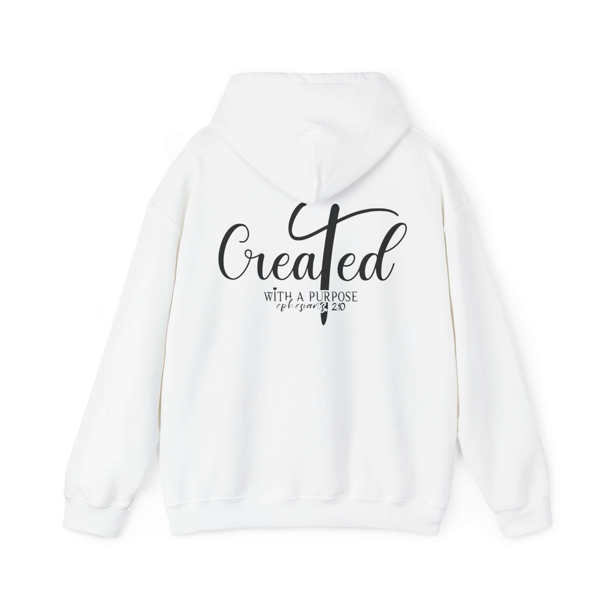 Created With A Purpose Women's Unisex - Fit Hoodie - Jesus Passion Apparel