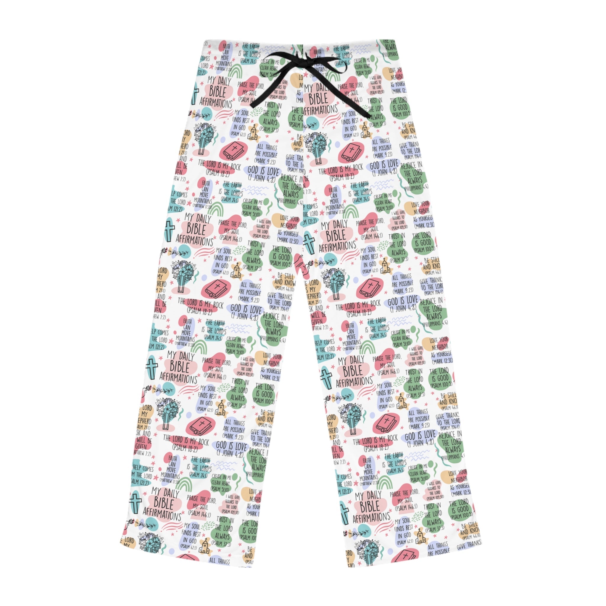 Daily Bible Affirmations Women's Lounge / Pajama Pants - Jesus Passion Apparel