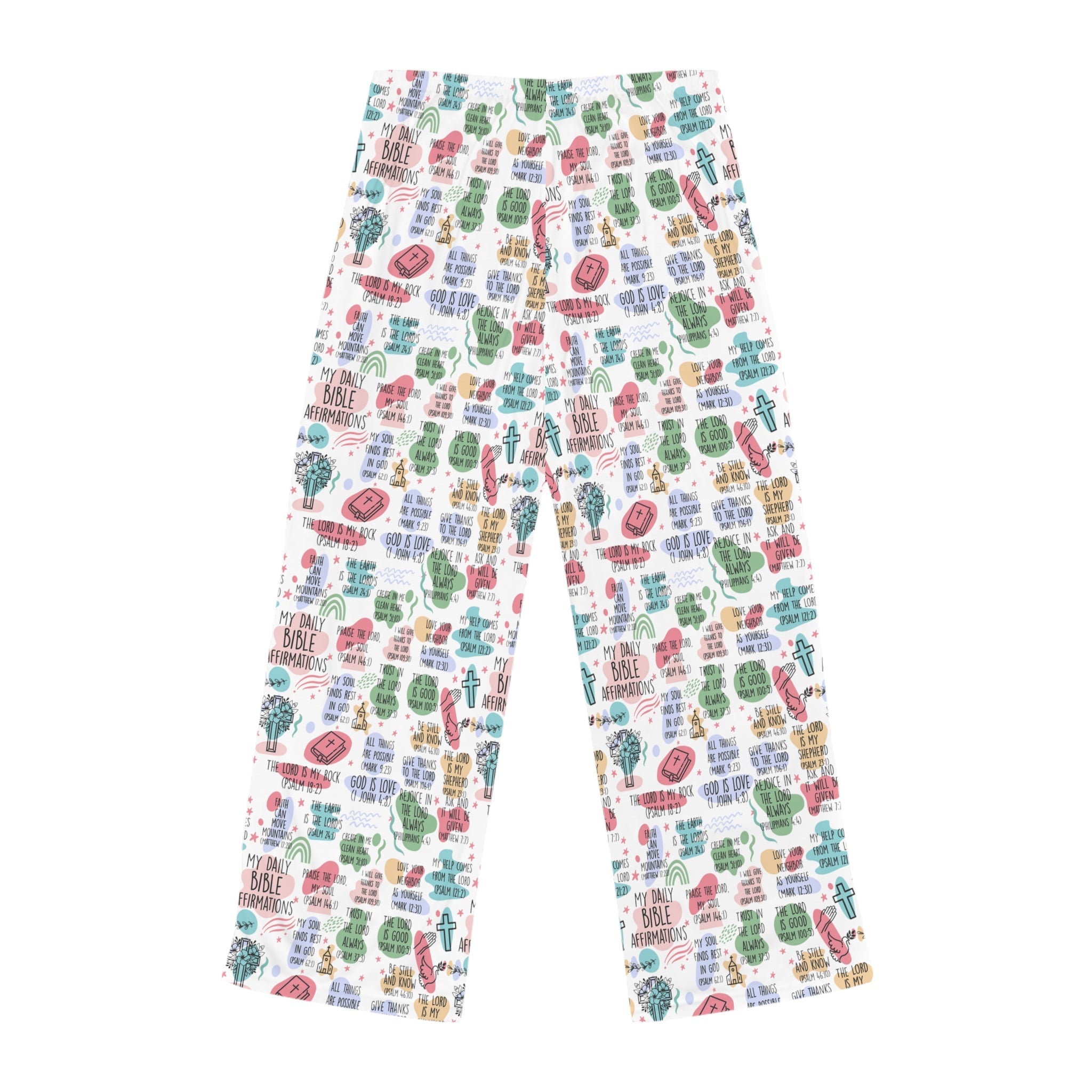 Daily Bible Affirmations Women's Lounge / Pajama Pants - Jesus Passion Apparel