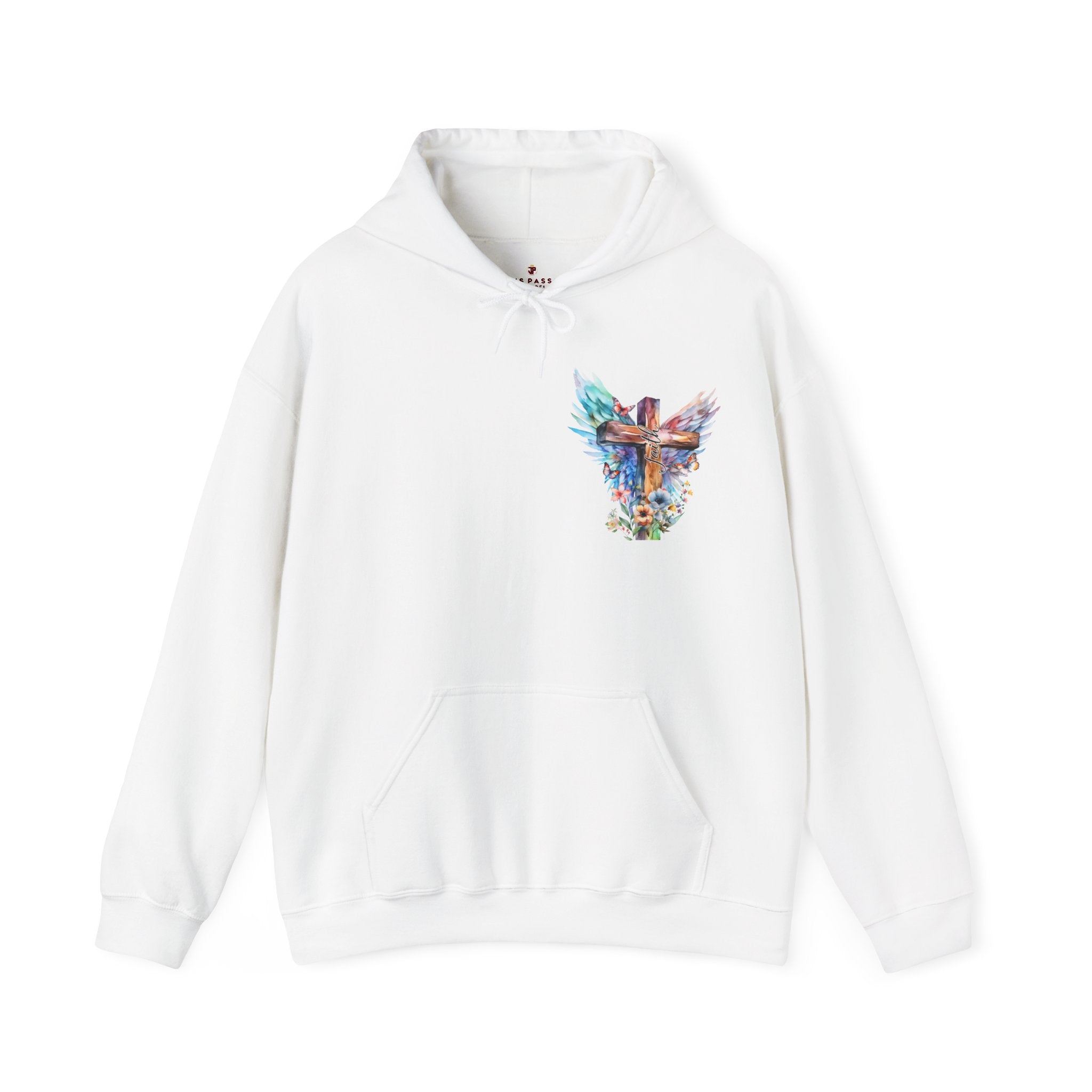 Faith Butterfly Wings and Cross Unisex - Fit Hoodie - Jesus Passion Apparel