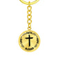 Faith Hope Bless Loved Inspirational Keychain - Jesus Passion Apparel