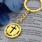 Faith Hope Bless Loved Inspirational Keychain - Jesus Passion Apparel