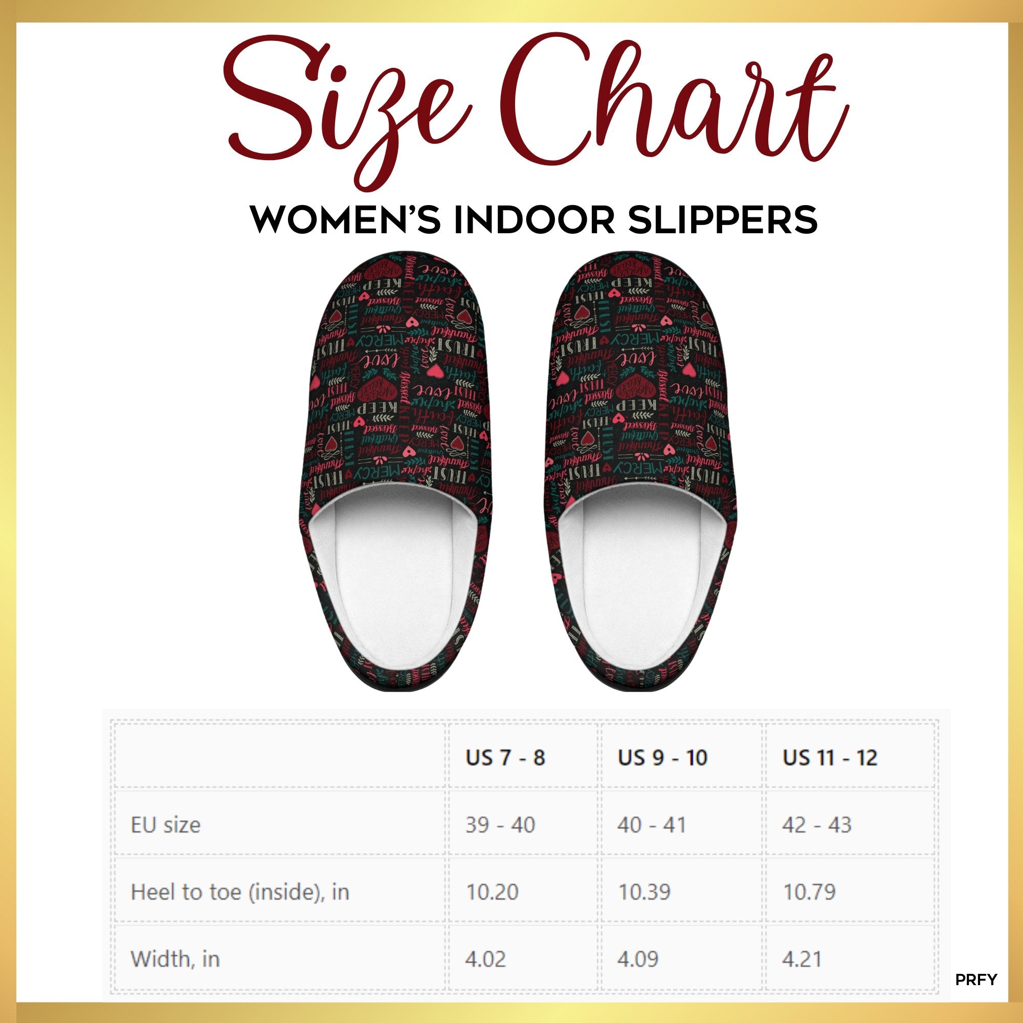 Faith Hope Love Women's Indoor Slippers - Matching Pajama Set and Lounge / Pajama Pants Available - Jesus Passion Apparel