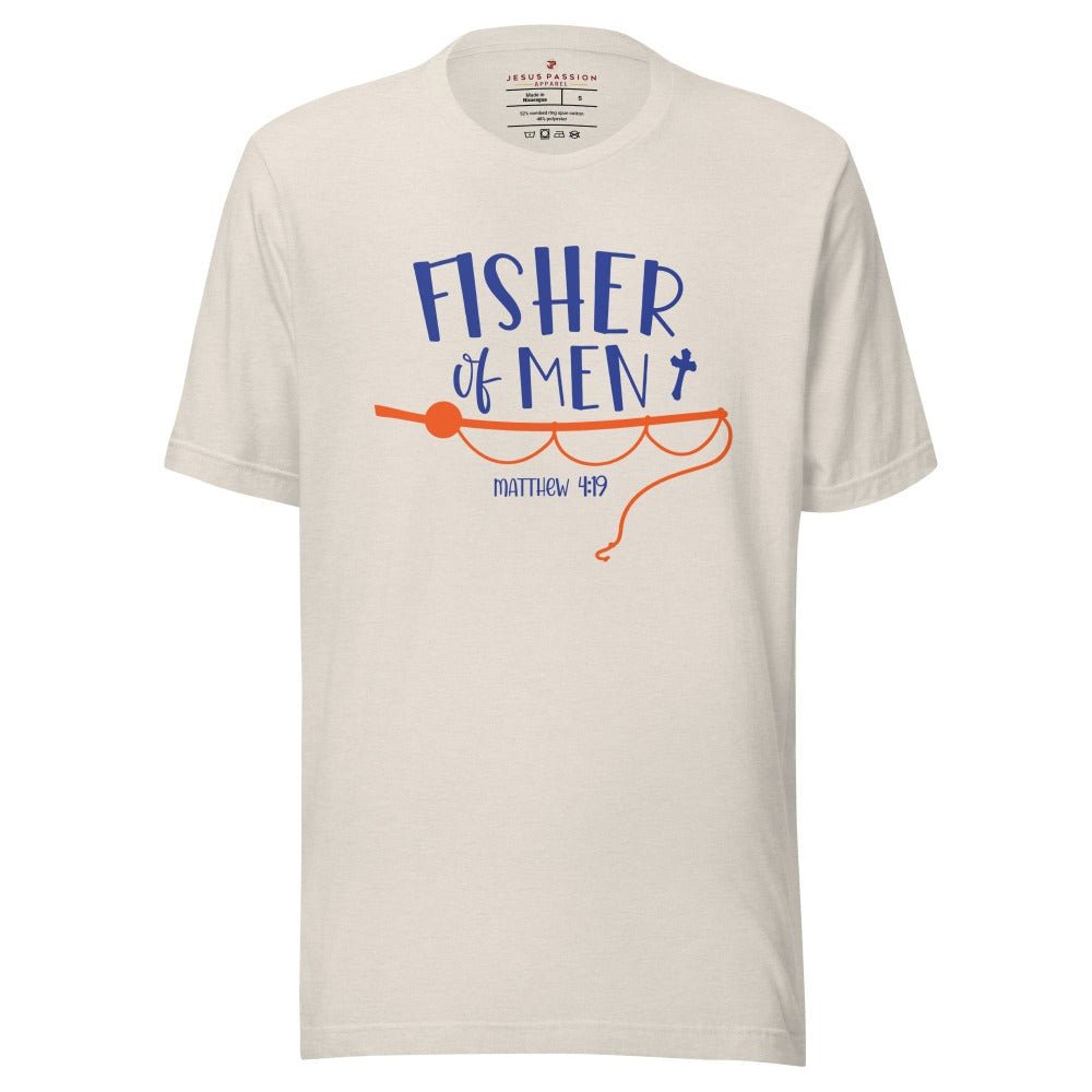 Fisher of Men Jersey Short Sleeve T-Shirt - Jesus Passion Apparel