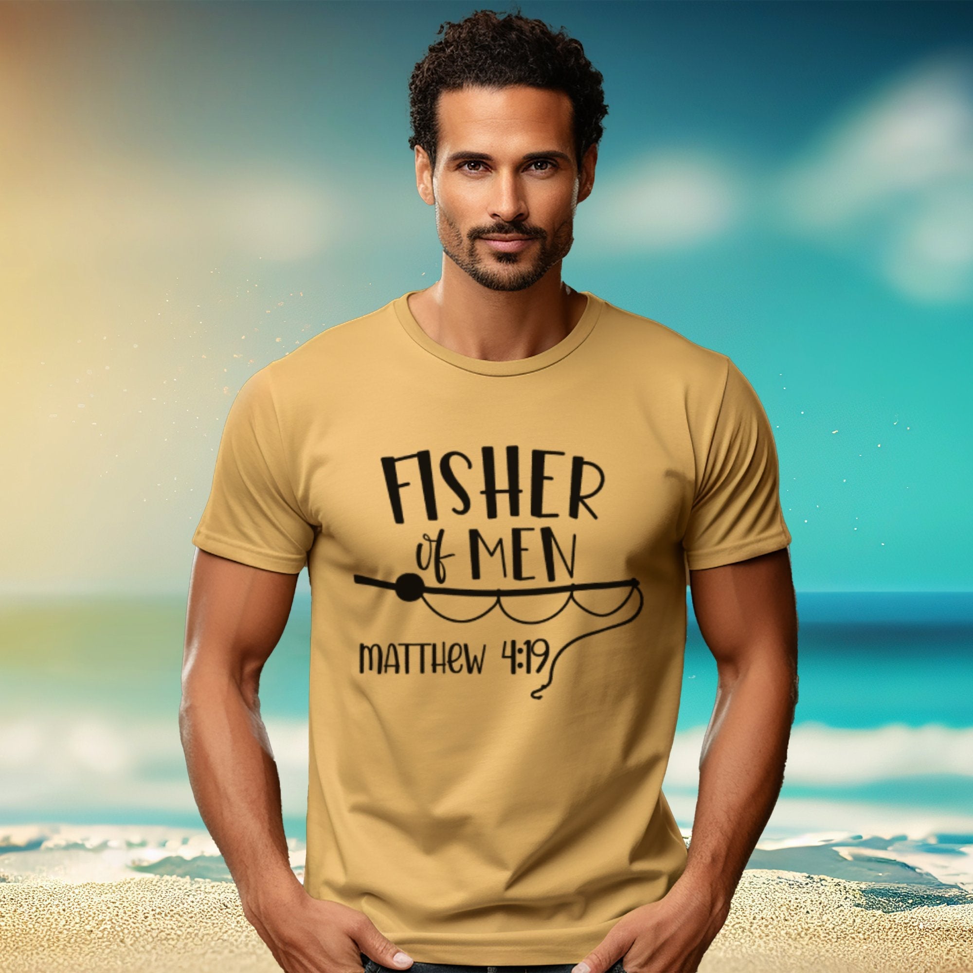 Fisher of Men Men's Jersey Short Sleeve Tee - Jesus Passion Apparel