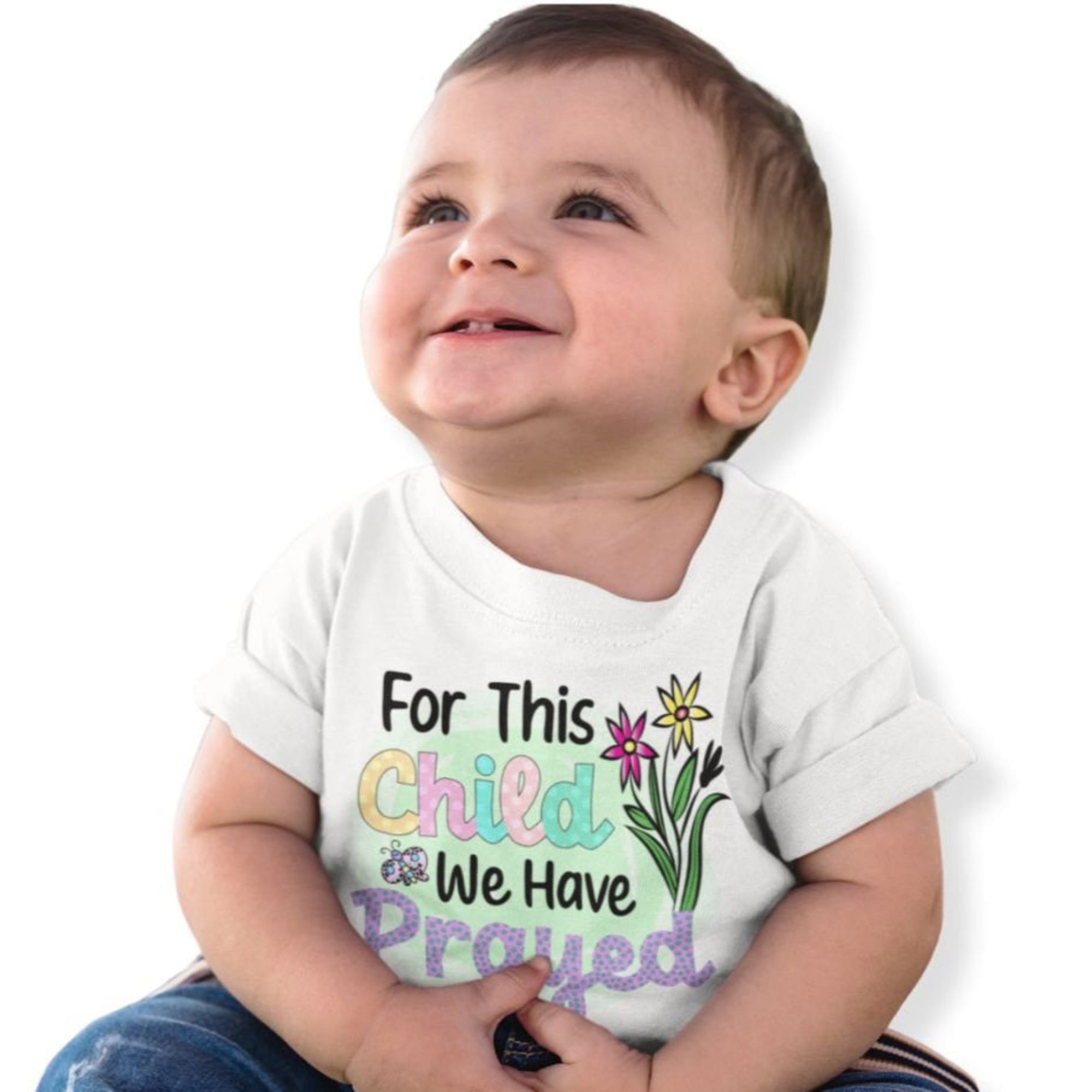 For This Child We Have Prayed Young Toddler Jersey Tee - Jesus Passion Apparel