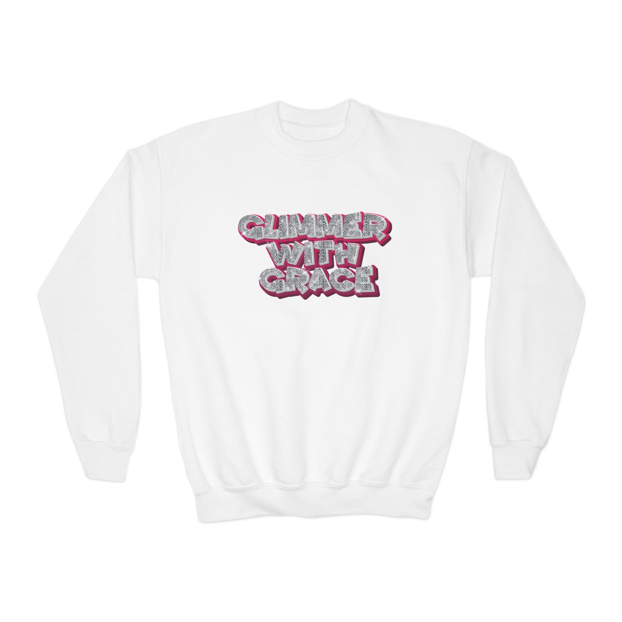 Glimmer with Grace Youth Crewneck Sweatshirt - Jesus Passion Apparel