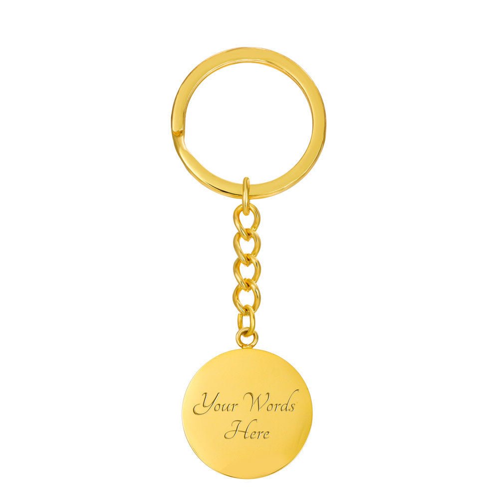 God is Good All the Time Daily Encouragment Keychain - Jesus Passion Apparel