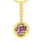 God is Good All the Time Daily Encouragment Keychain - Jesus Passion Apparel