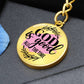 God is Good All the Time Daily Encouragment Keychain - Jesus Passion Apparel