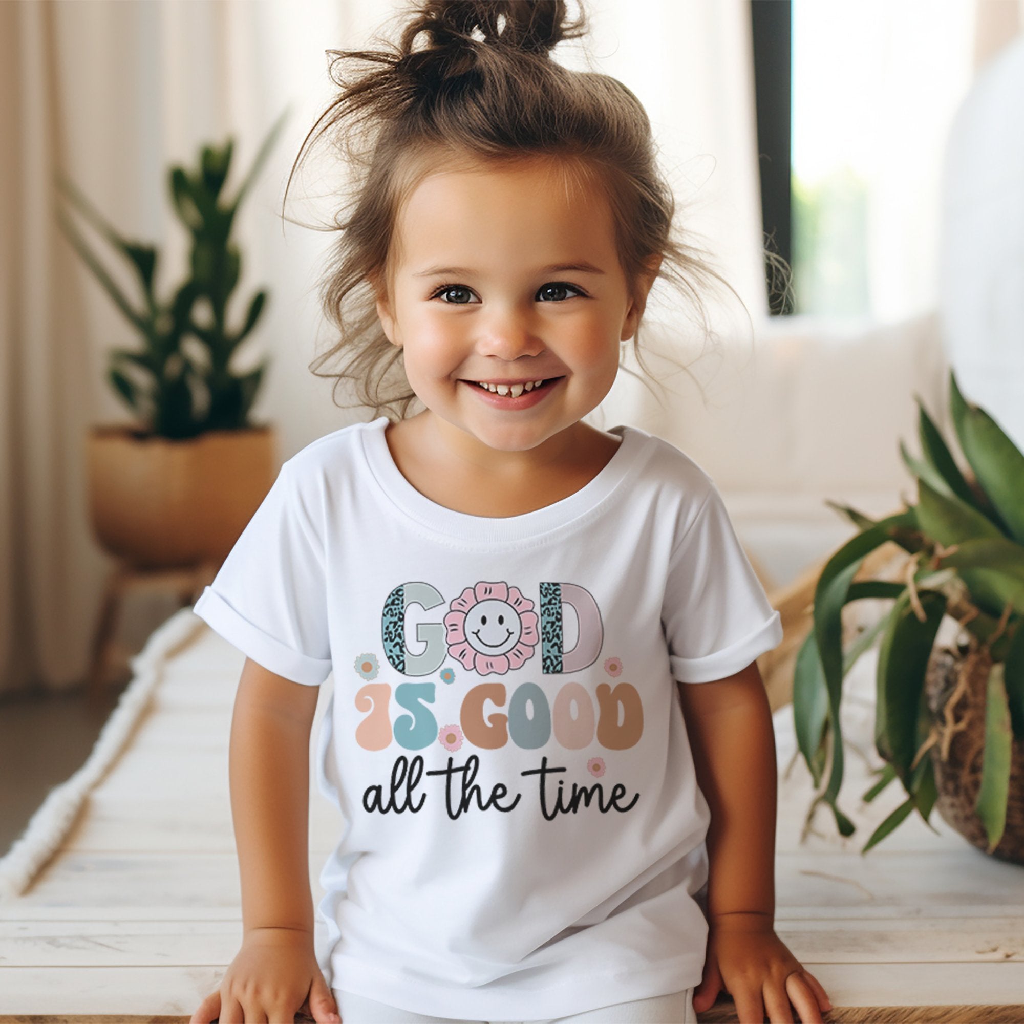 God is Good all the Time Toddler's Fine Jersey Tee - Jesus Passion Apparel