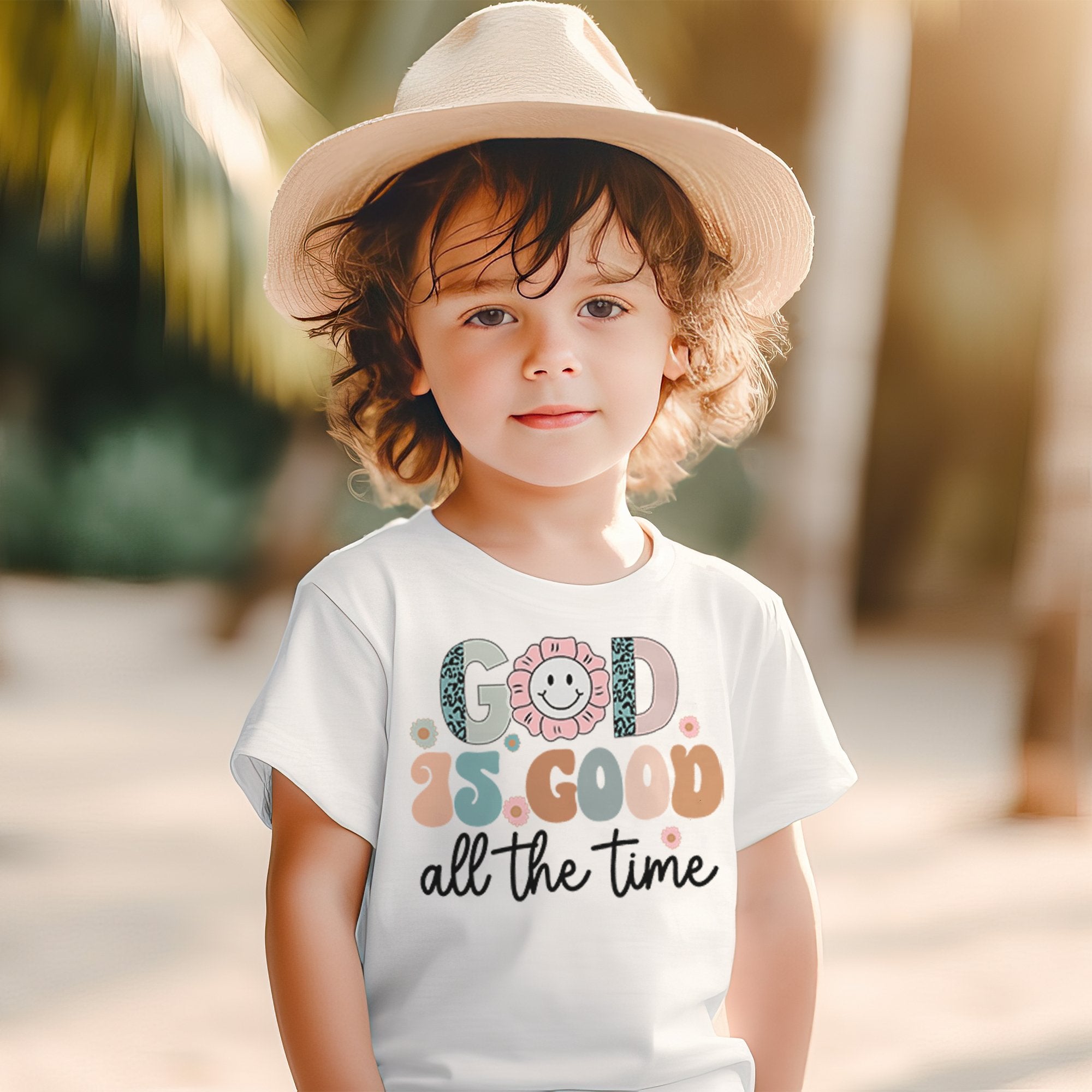 God is Good all the Time Toddler's Fine Jersey Tee - Jesus Passion Apparel