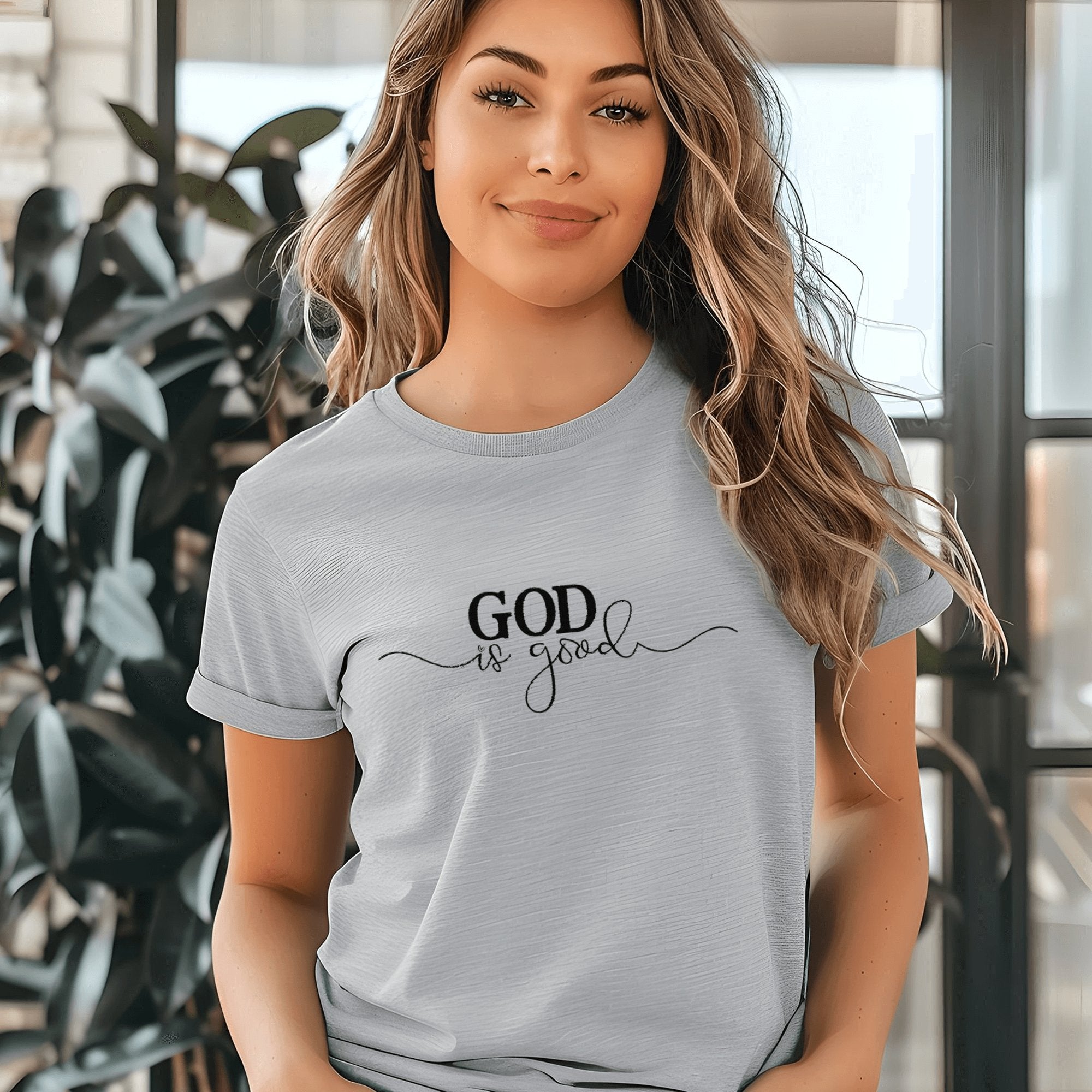 God Is Good Women's Short Sleeve Tee - Jesus Passion Apparel