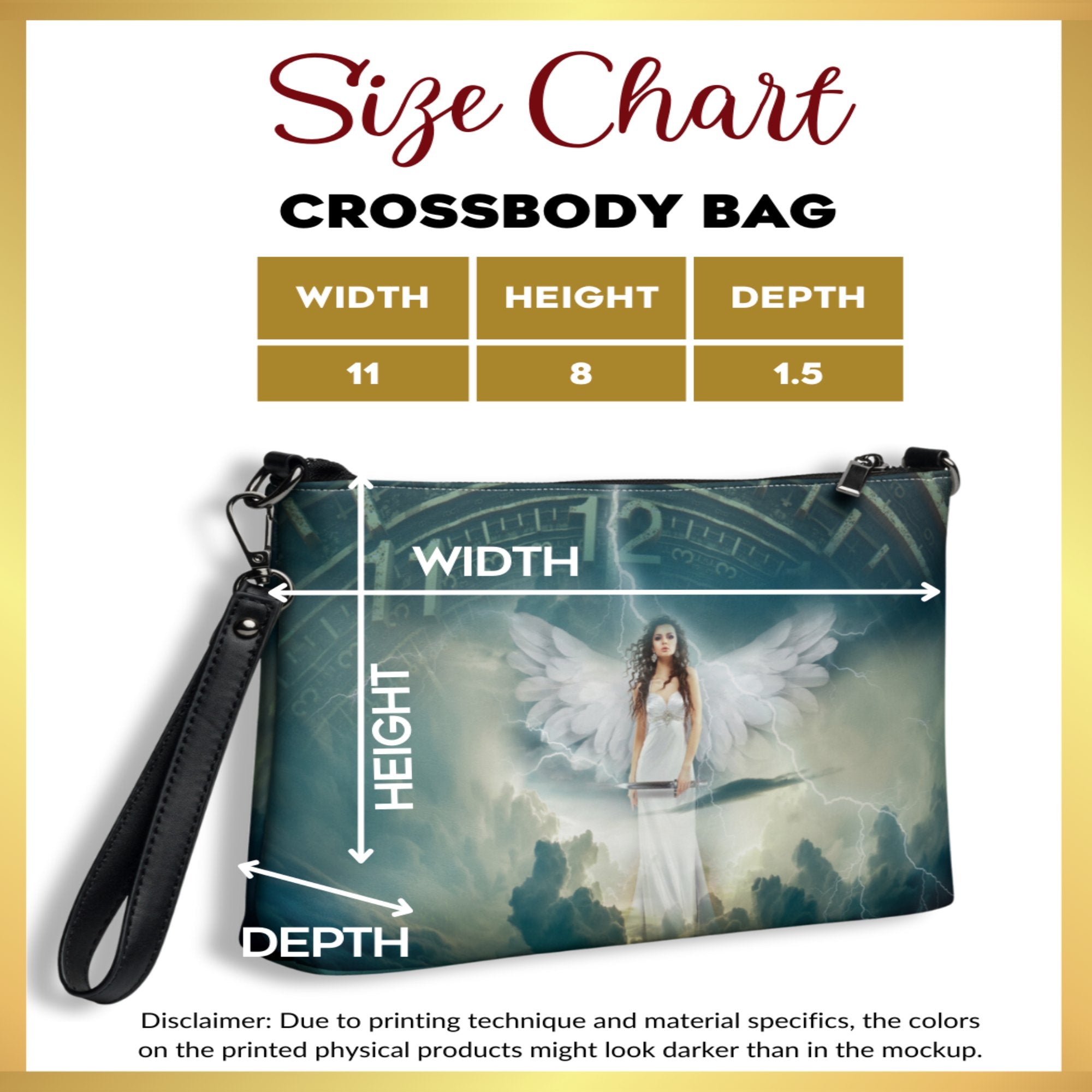 Guardian Angel at Midnight Crossbody Bag - Jesus Passion Apparel