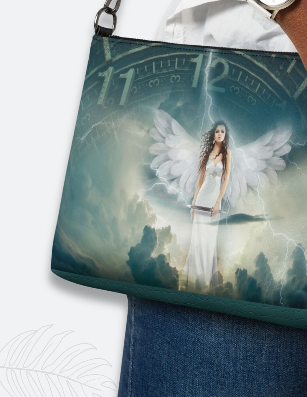 Guardian Angel at Midnight Crossbody Bag - Jesus Passion Apparel