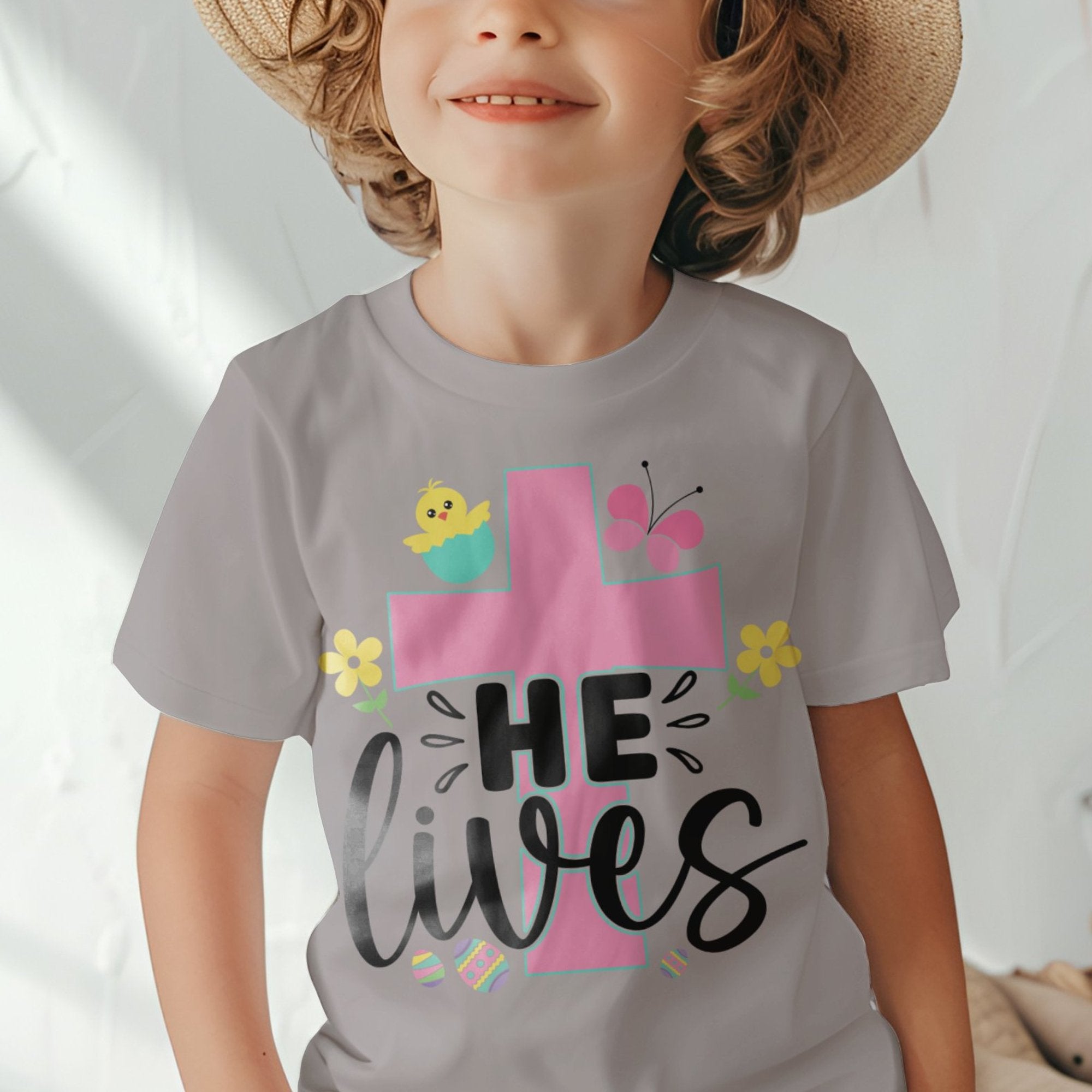 He Lives Toddler Short Sleeve Tee - Jesus Passion Apparel