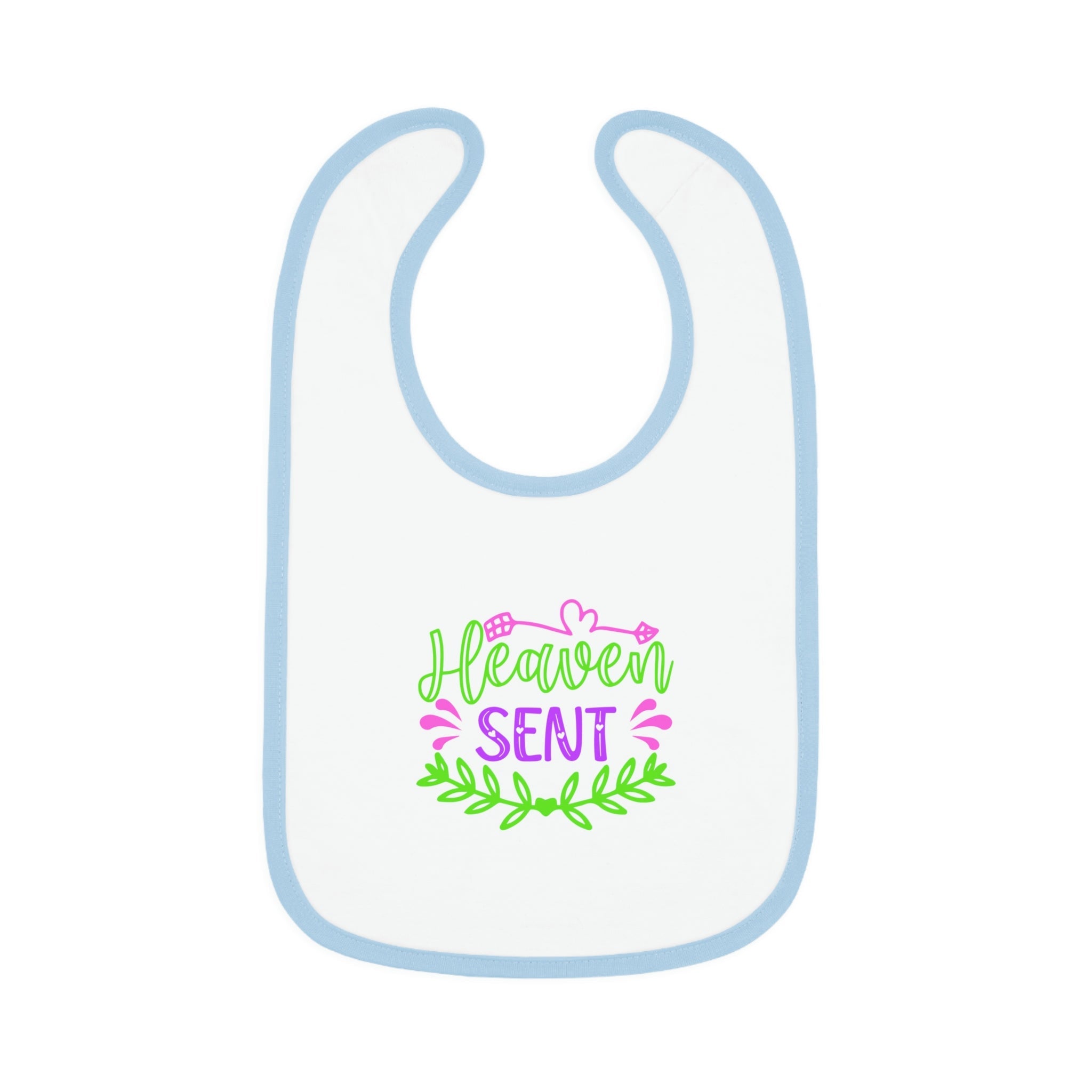 Heaven Sent Baby Jersey Bib - Jesus Passion Apparel