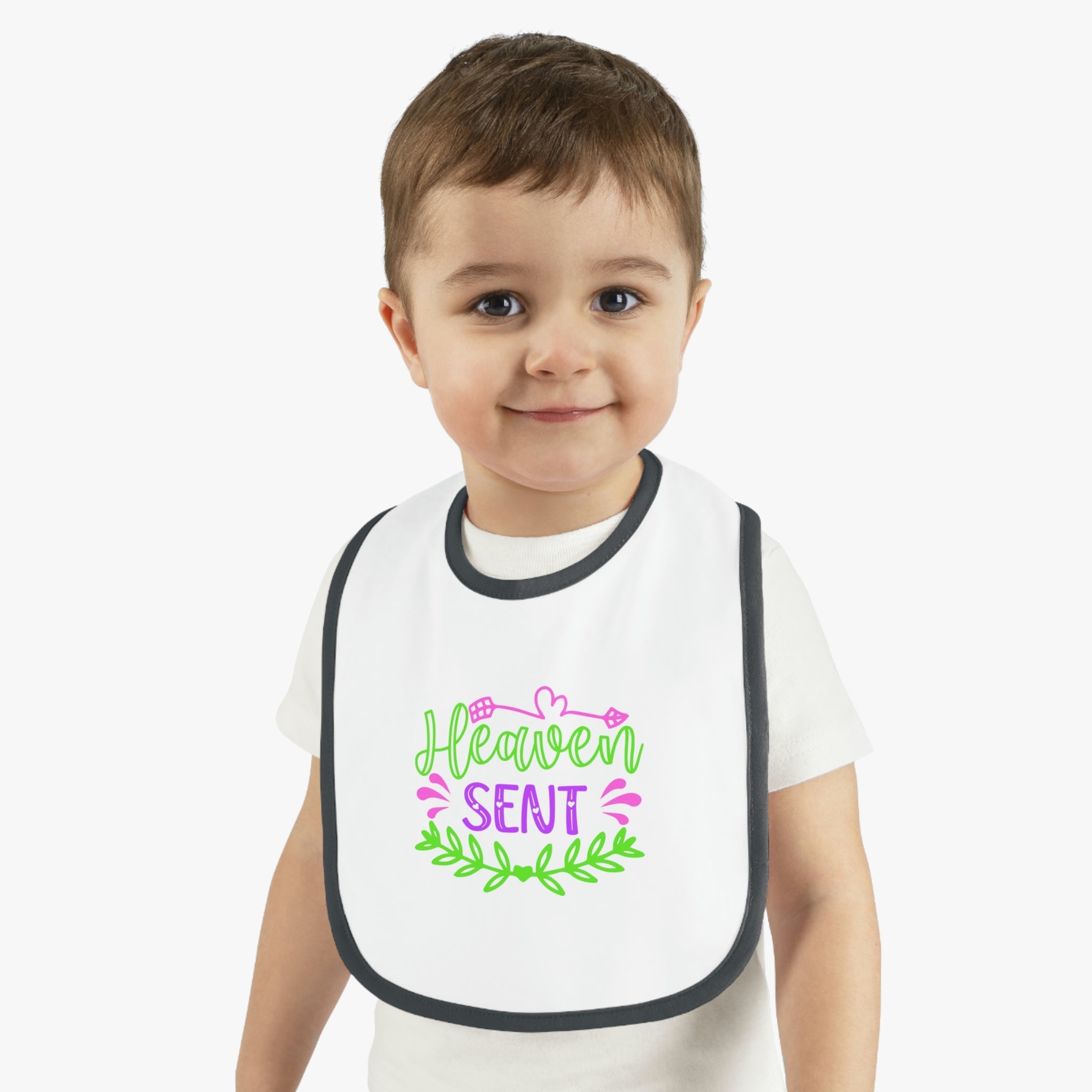 Heaven Sent Baby Jersey Bib - Jesus Passion Apparel