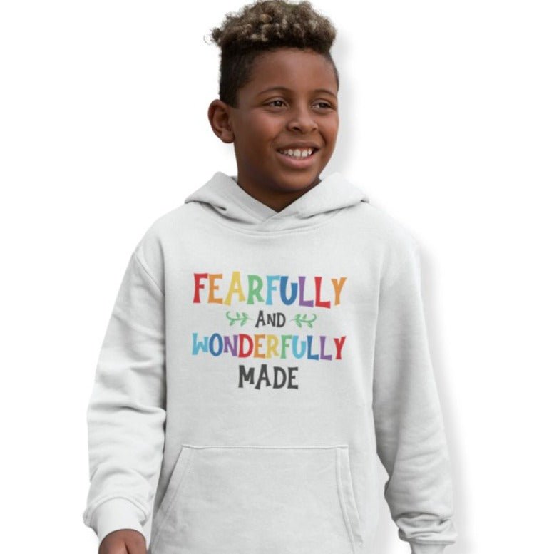 I am Fearfully Made Youth Hoodie - Jesus Passion Apparel