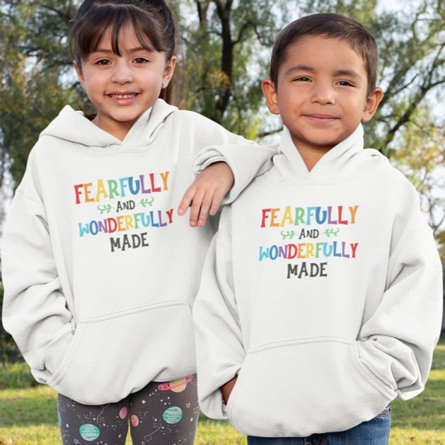 I am Fearfully Made Youth Hoodie - Jesus Passion Apparel