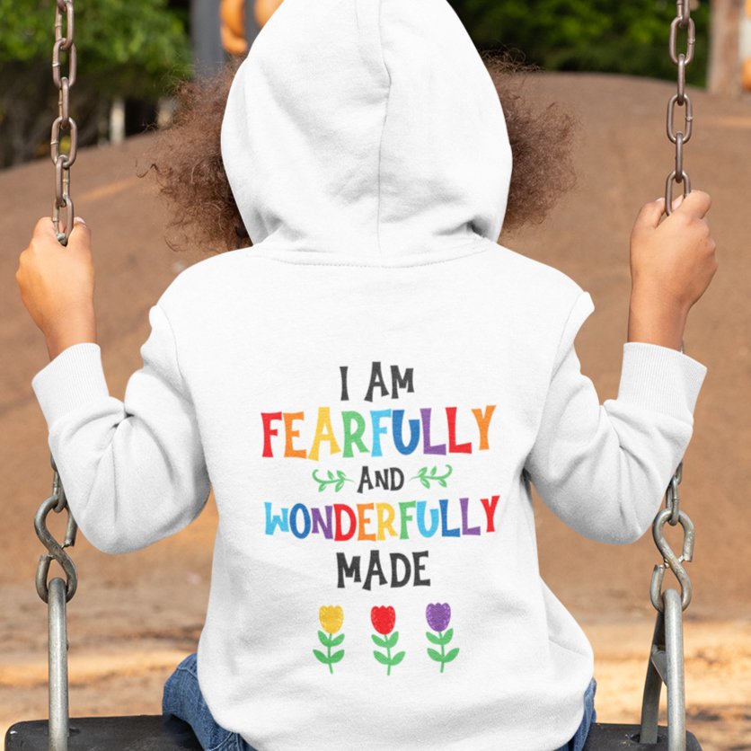 I am Fearfully Made Youth Hoodie - Jesus Passion Apparel