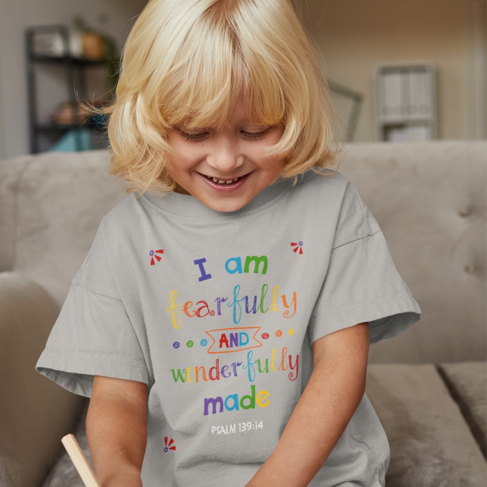 I am Fearfully Wonderfully Youth Relaxed - Fit T-Shirt - Jesus Passion Apparel