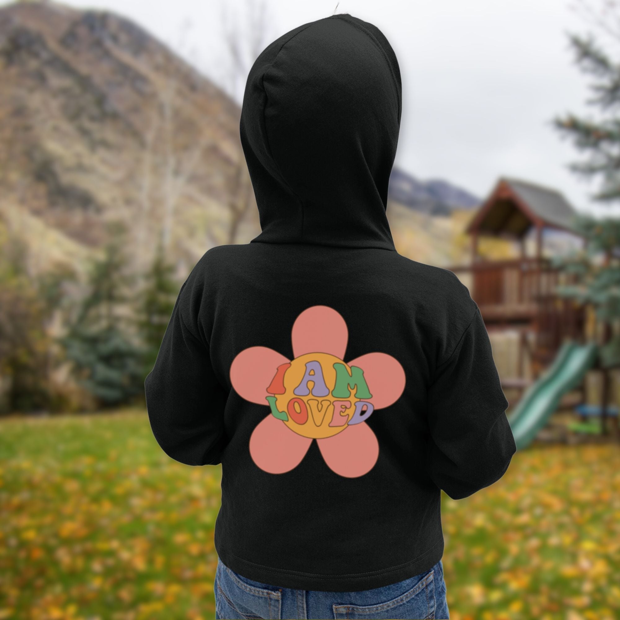 I Am Loved Toddler Jacket Full - Zip Fleece Hoodie - Jesus Passion Apparel