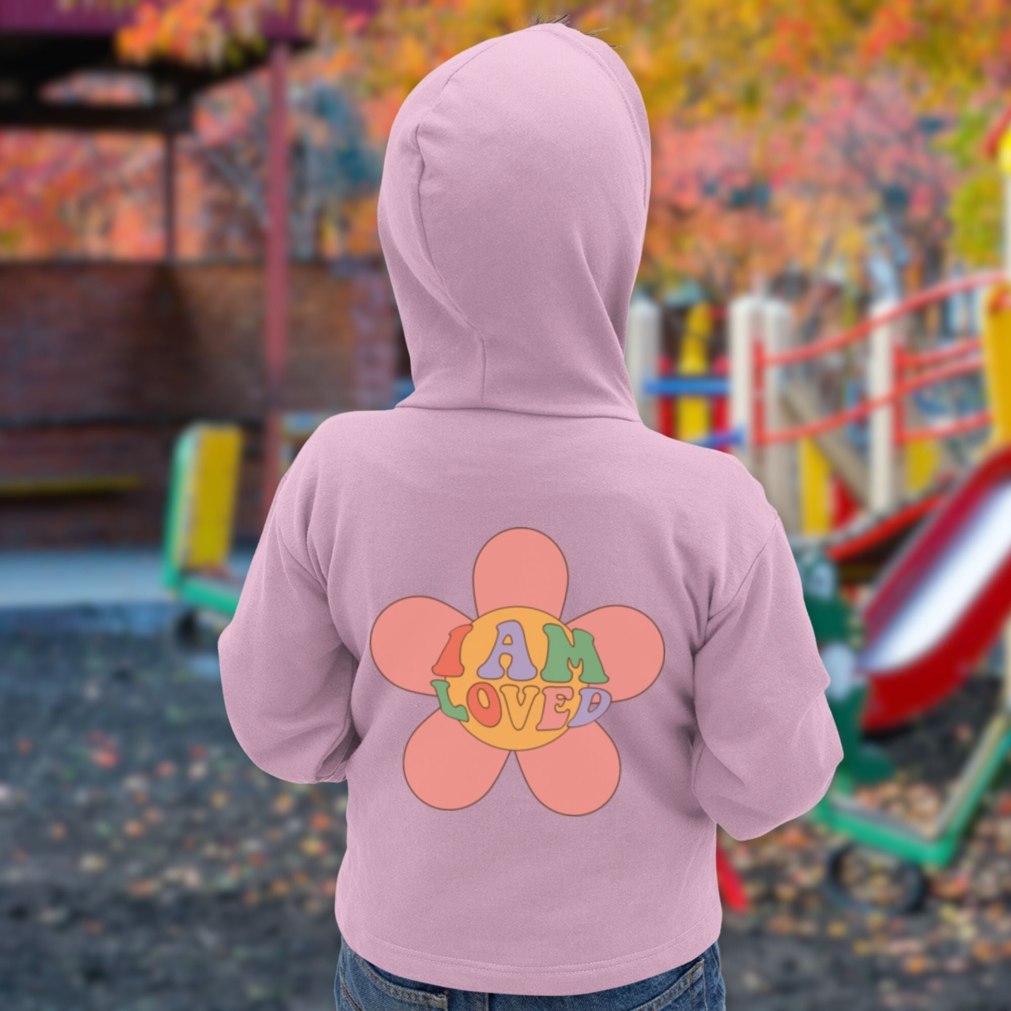 I Am Loved Toddler Jacket Full - Zip Fleece Hoodie - Jesus Passion Apparel