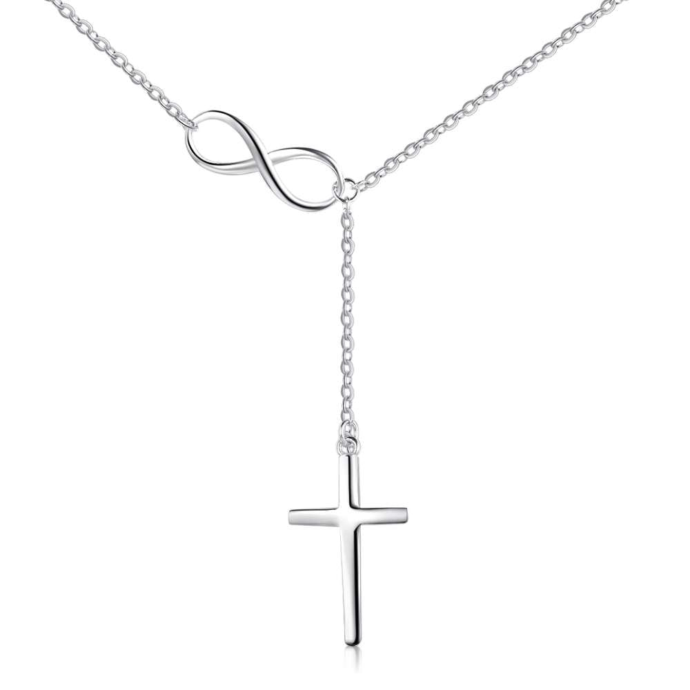 Infinity Cross Necklace - Jesus Passion Apparel