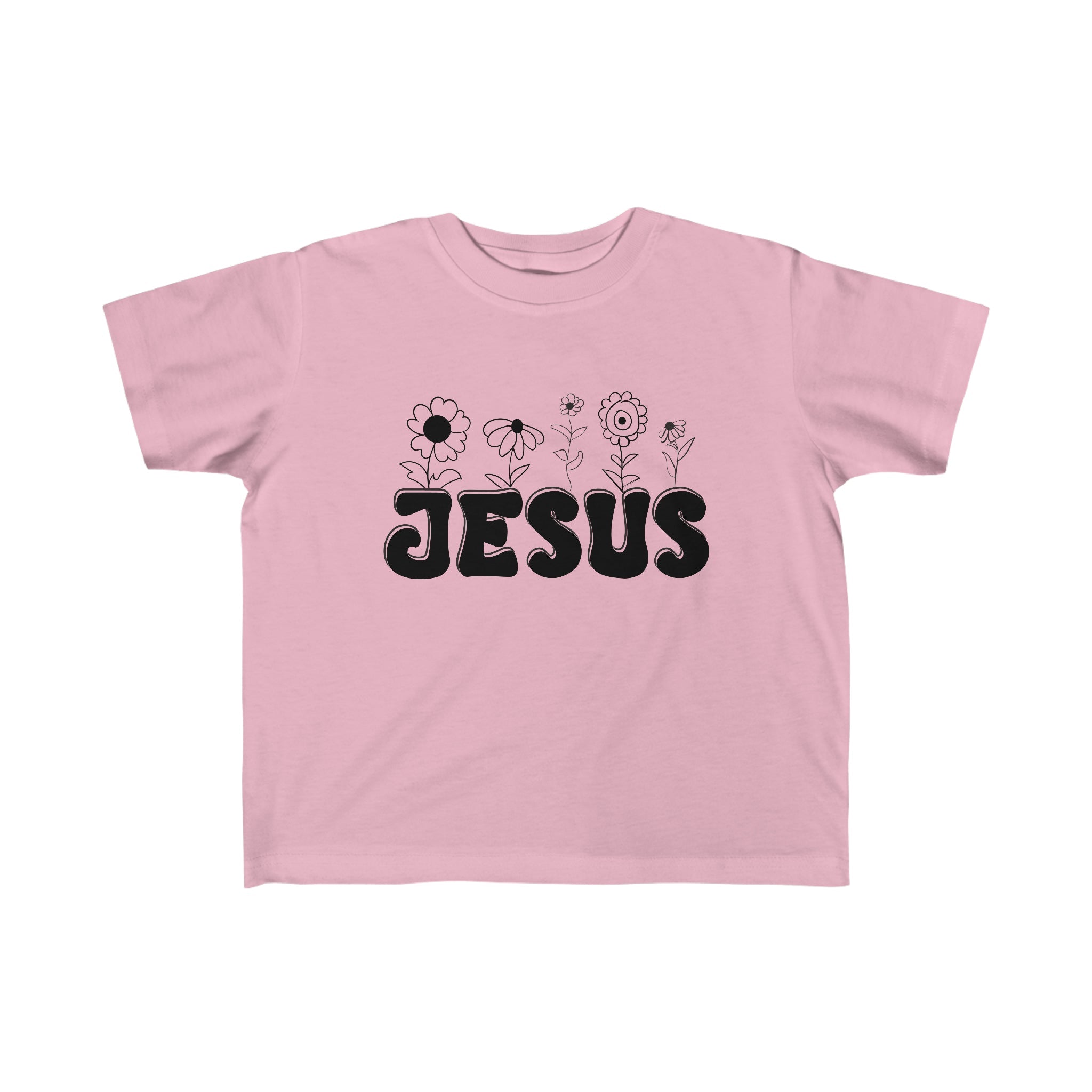 Jesus Flower Garden Toddler's Fine Jersey Tee - Jesus Passion Apparel