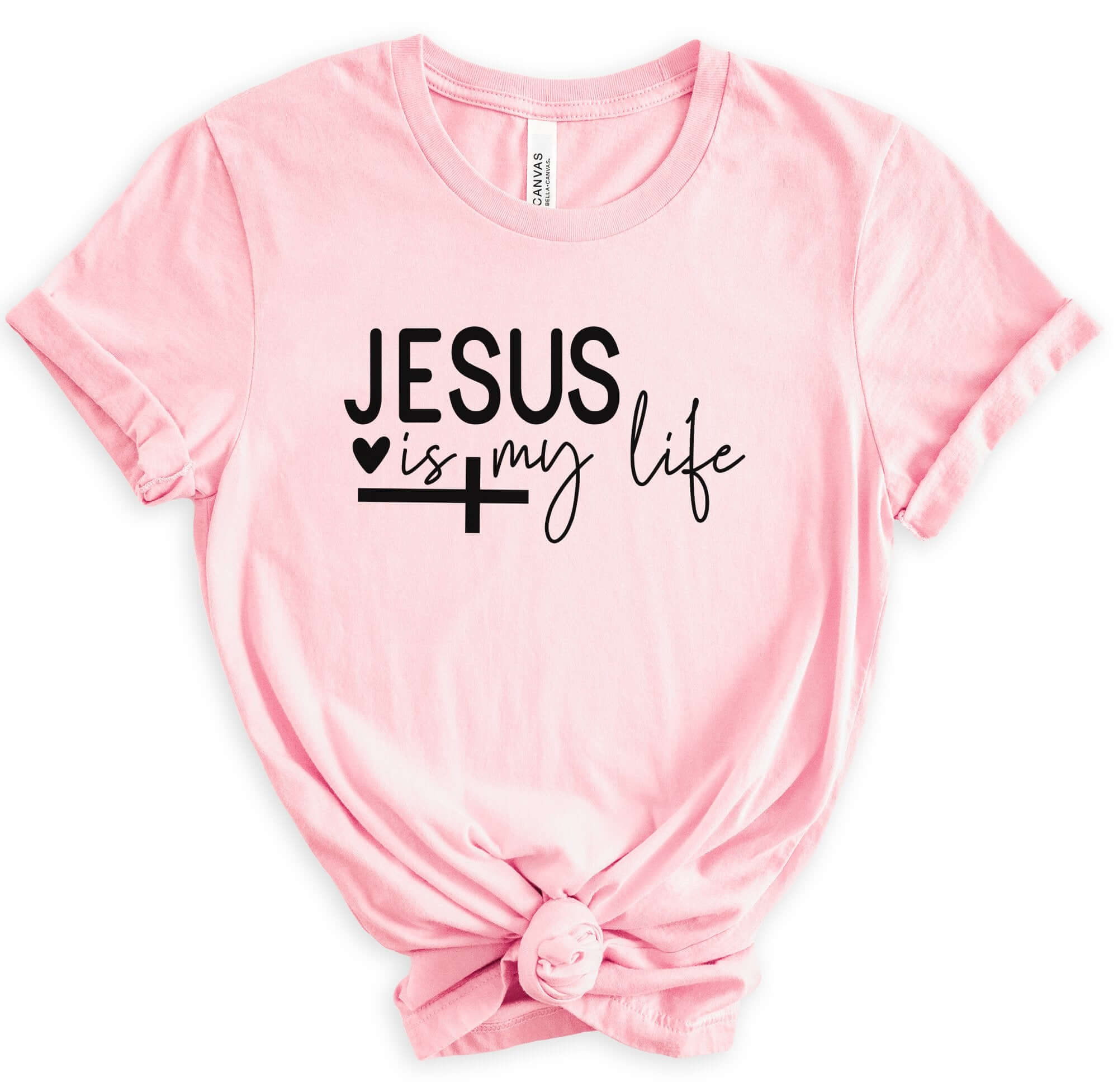 Jesus Is My Life Women's Short Sleeve Tee - Jesus Passion Apparel