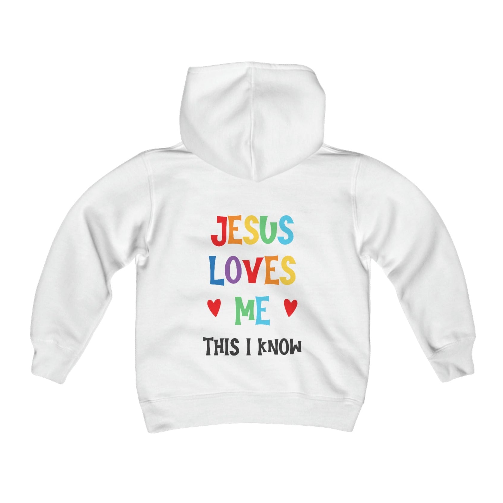 Jesus Loves Me This I know Youth Hoodie - Jesus Passion Apparel