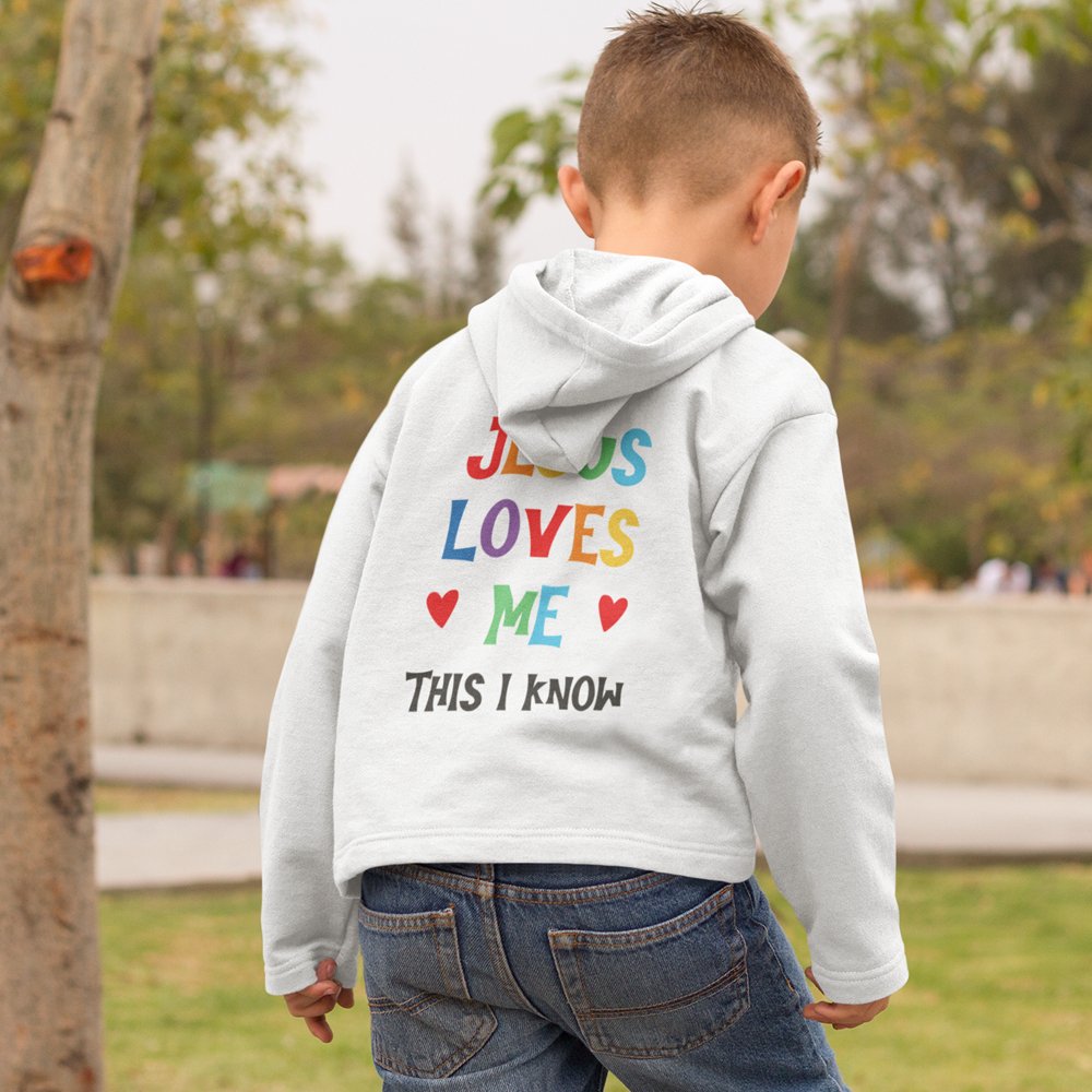 Jesus Loves Me This I know Youth Hoodie - Jesus Passion Apparel