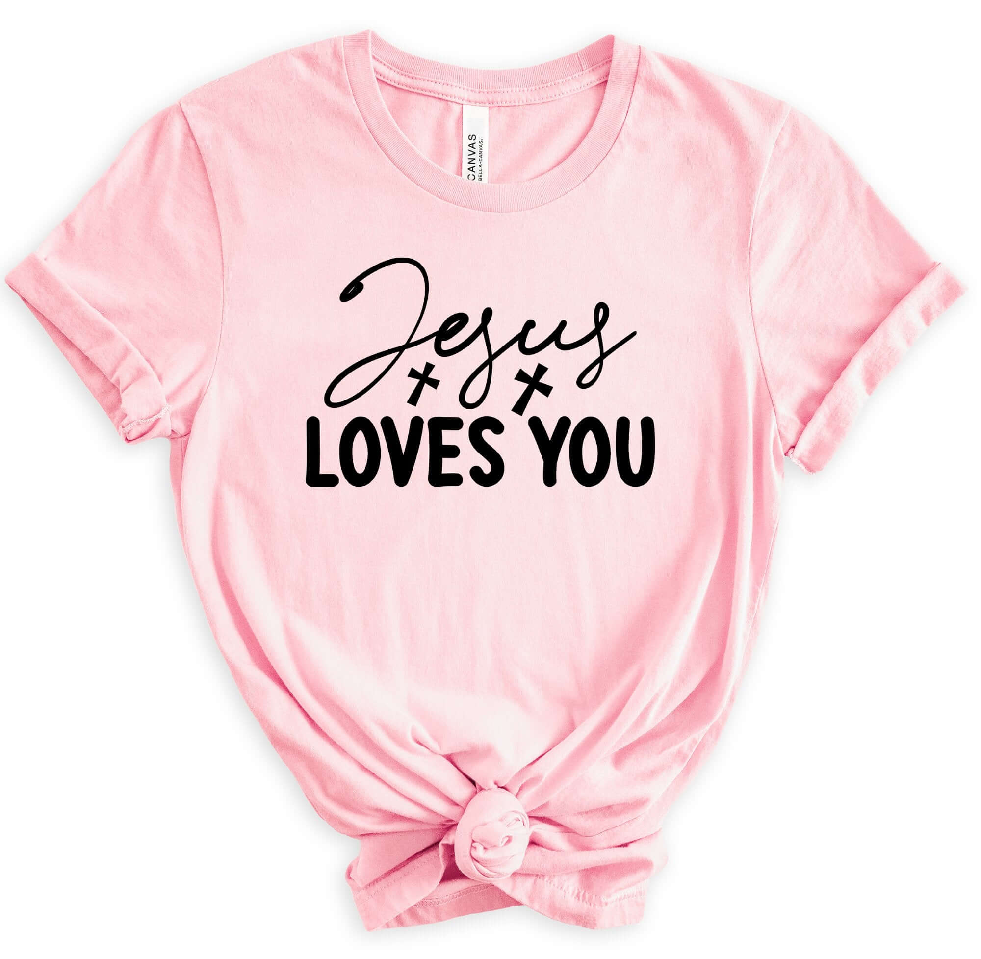 Jesus Loves You Women's Short Sleeve Tee - Jesus Passion Apparel