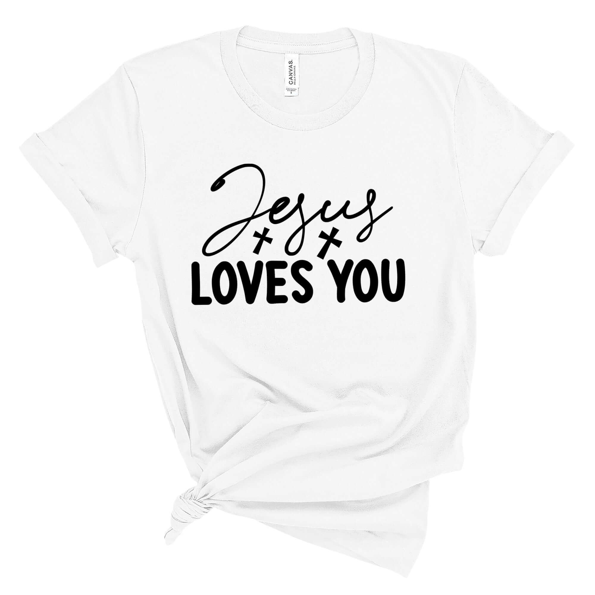 Jesus Loves You Women's Short Sleeve Tee - Jesus Passion Apparel