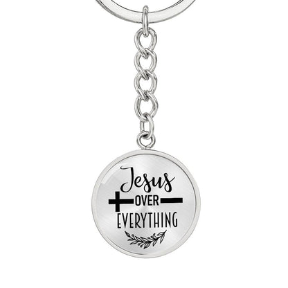 Jesus Over Everything Devotional Keychain - Jesus Passion Apparel