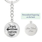 Jesus Over Everything Devotional Keychain - Jesus Passion Apparel