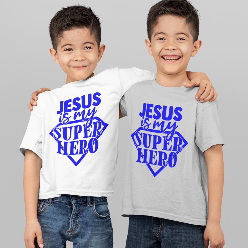 Jesus Superhero Youth Relaxed - Fit T-Shirt - Jesus Passion Apparel