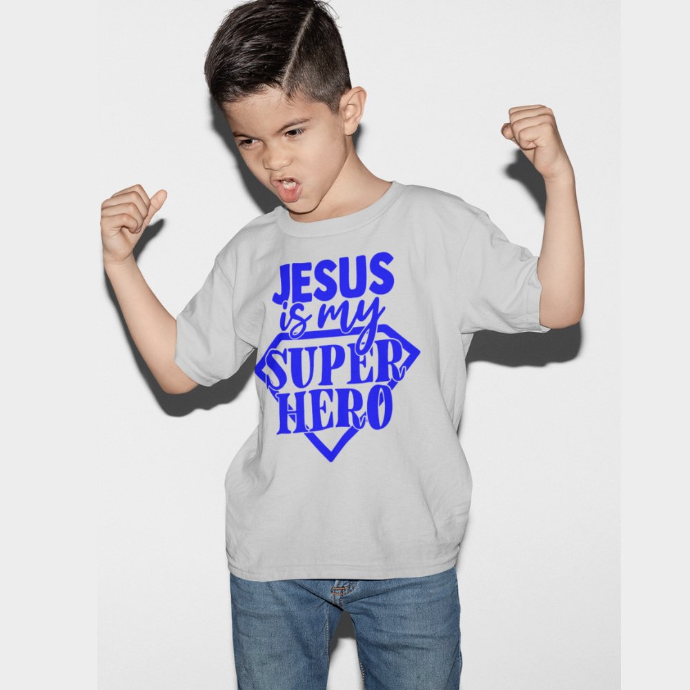 Jesus Superhero Youth Relaxed - Fit T-Shirt - Jesus Passion Apparel