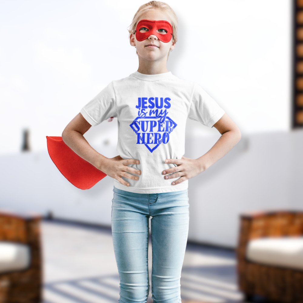 Jesus Superhero Youth Relaxed - Fit T-Shirt - Jesus Passion Apparel