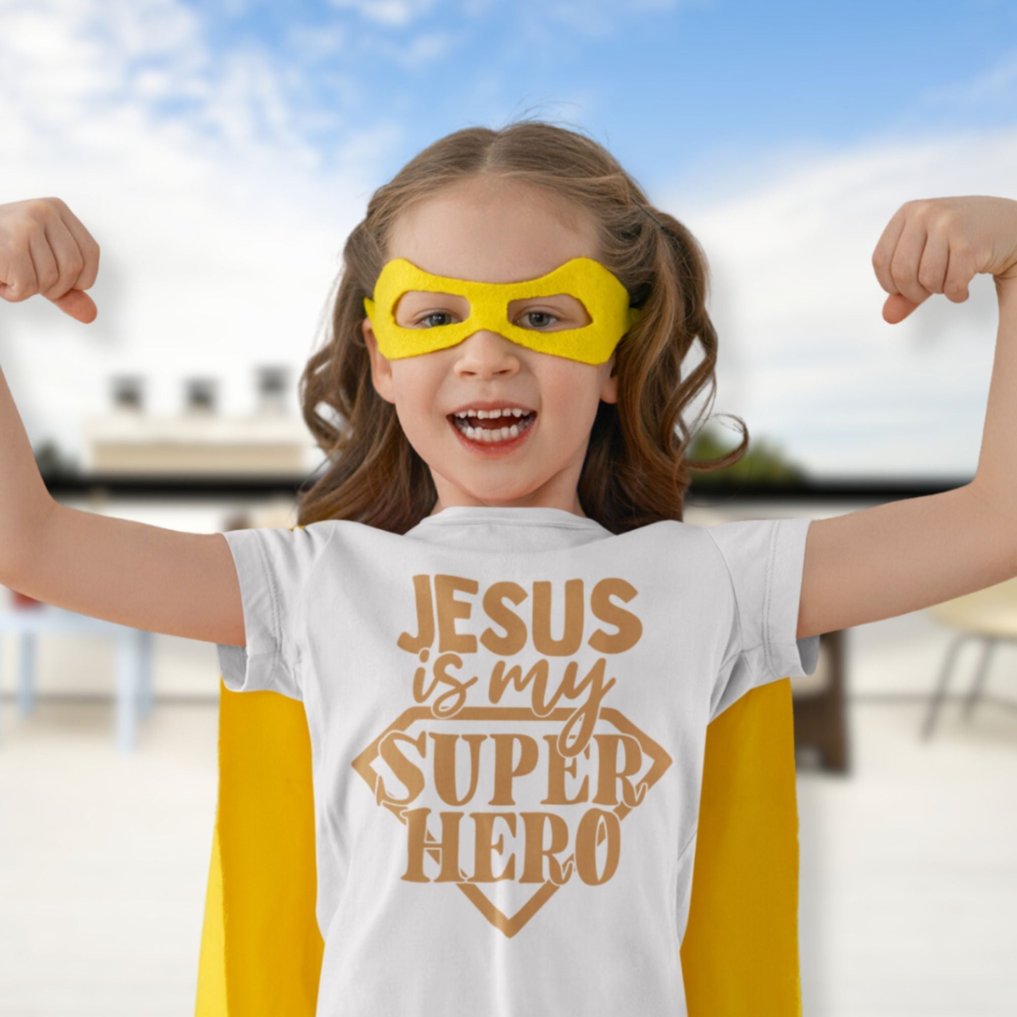 Jesus Superhero Youth Relaxed - Fit T-Shirt - Jesus Passion Apparel