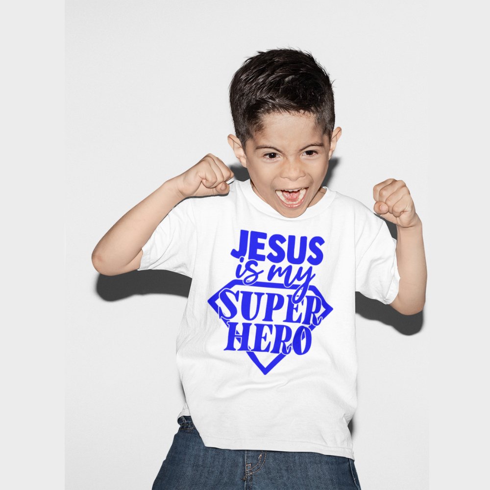 Jesus Superhero Youth Relaxed - Fit T-Shirt - Jesus Passion Apparel