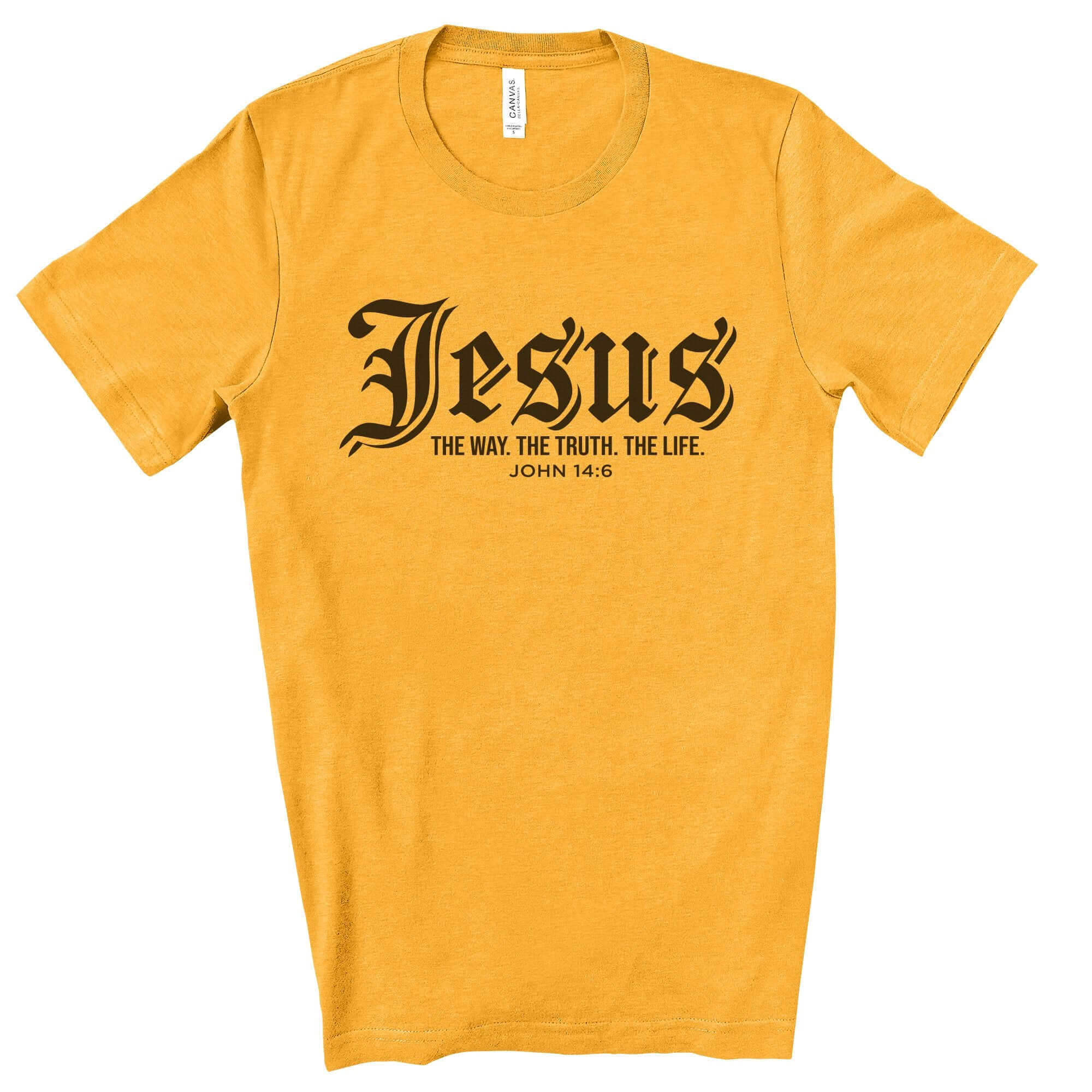 Jesus The Way The Truth The Life John 14 6 Men's Jersey Short Sleeve Tee - Jesus Passion Apparel