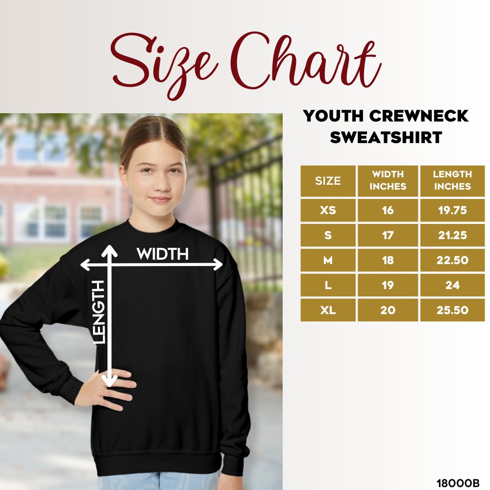 Jesus Vibes Youth Crewneck Sweatshirt - Jesus Passion Apparel