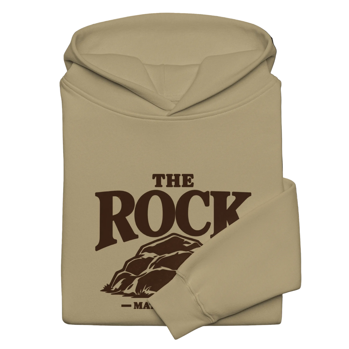 Back view of The Rock Hoodie.