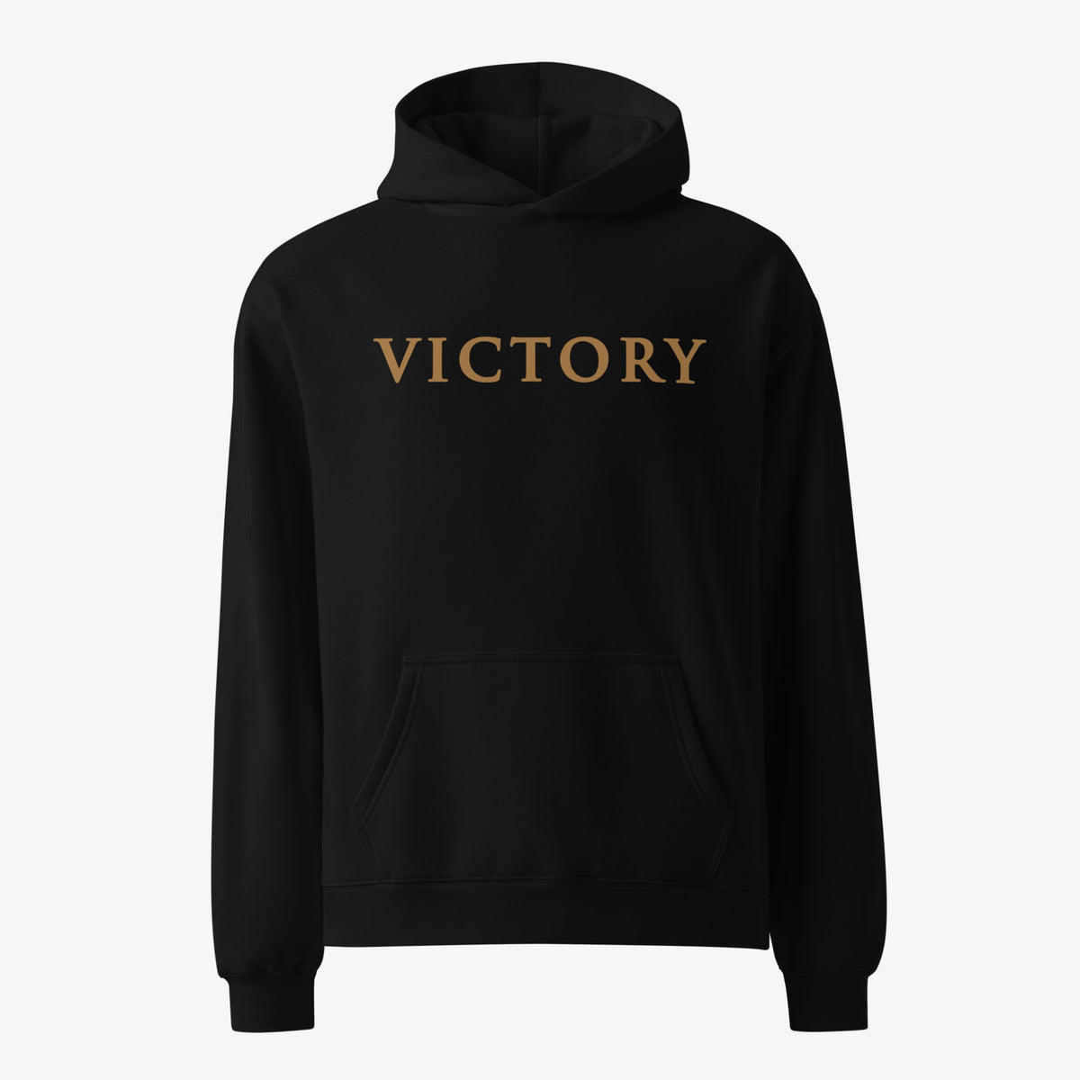 Front view of Victory Hoodie.